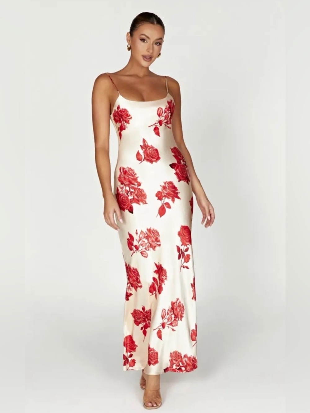 Meshki Cream Slip Maxi Dress - New Without Tag
